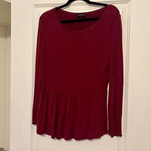 LANE BRYANT PEPLUM TOP - SIZE 14/16